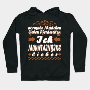 Mountainbike Mädchen Biken Downhill Hoodie